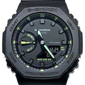 G-SHOCK CASIO Watch GA-2100-1A3 NEON ACCENT Neon Accent Series Octagon Casio ...